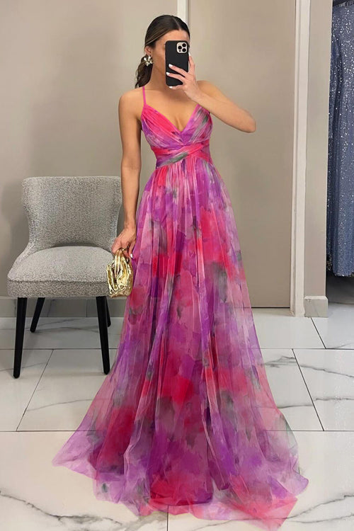 Heidi-Mode | Enchant My Love Print Maxi Kleid