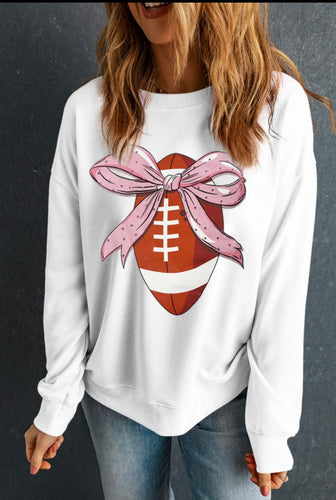 Heidi-Mode | Football Schleifen Sweatshirt