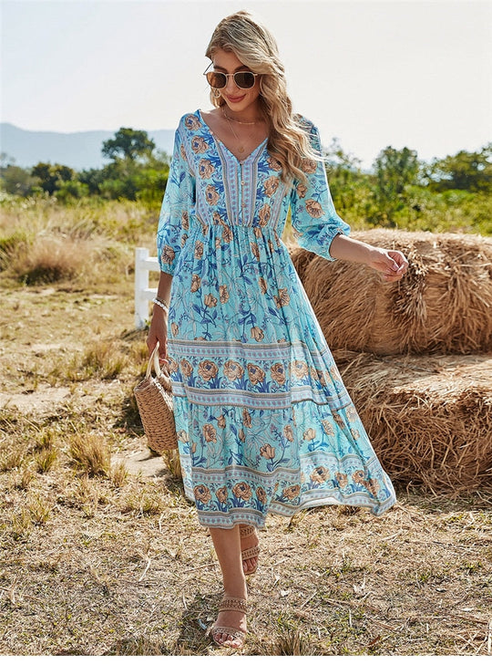 Heidi-Mode | Stilvolles Boho Sommerkleid