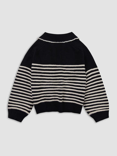 Heidi-Mode | Schicker Fußgängerüberweg Streifen Pullover
