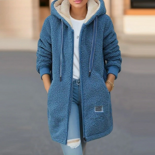 Heidi-Mode | Warme Damen-Fleecejacke Für Den Winter Zelda