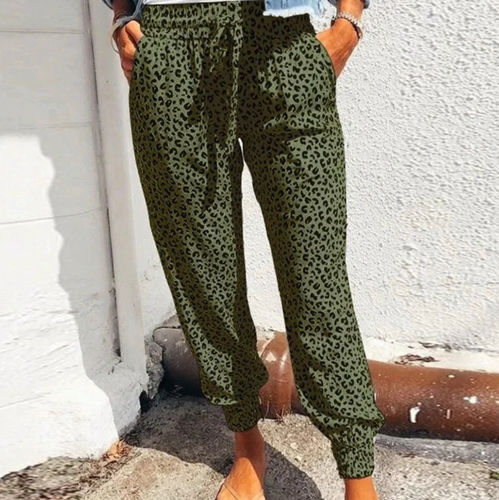 Heidi-Mode | Weit Geschnittene Hose mit Leopardenmuster