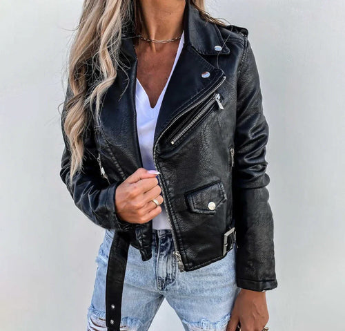 Stilvolle Lederjacke für Frauen