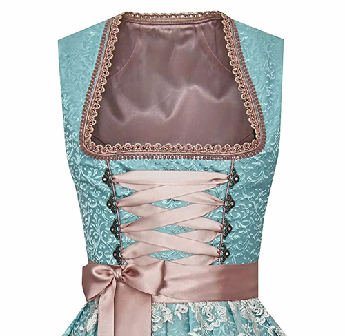 Heidi-Mode | Einzigartige Damen Tracht mit Schürze und Bluse Perfekt für Oktoberfest
