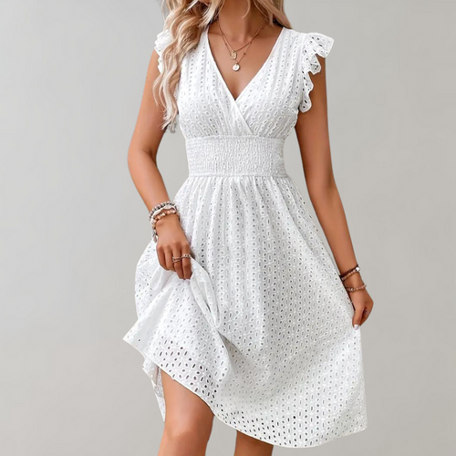 Heidi-Mode | Kurzes Weißes Kleid Ideal für Den Sommer