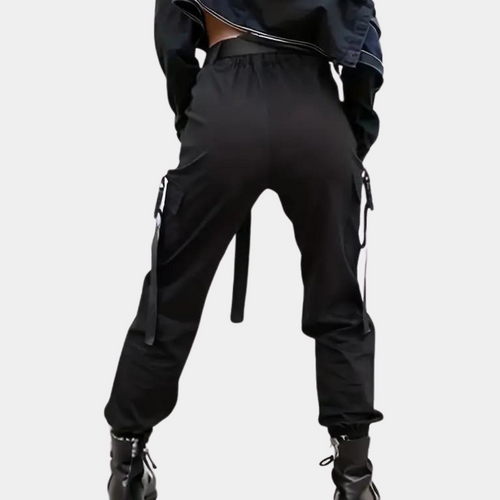 Heidi-Mode | Modische Hochwaist Cargo-Hosen für Damen