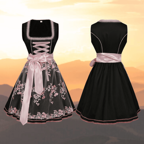 Heidi-Mode | Bequemes Trachtenkostüm mit Schürze und Bluse