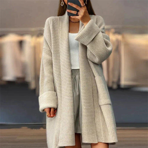 Heidi-Mode | Langer Strickmantel für Damen