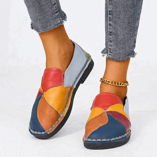 Heidi-Mode | Bunte Orthopädische Damenschuhe mit Absatz