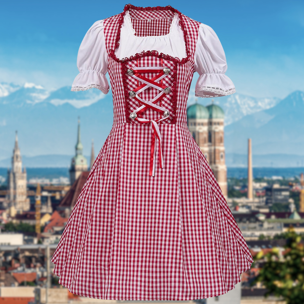 PIA - einzigartiges traditionelles Kostüm für Damen mit Schürze und Bluse