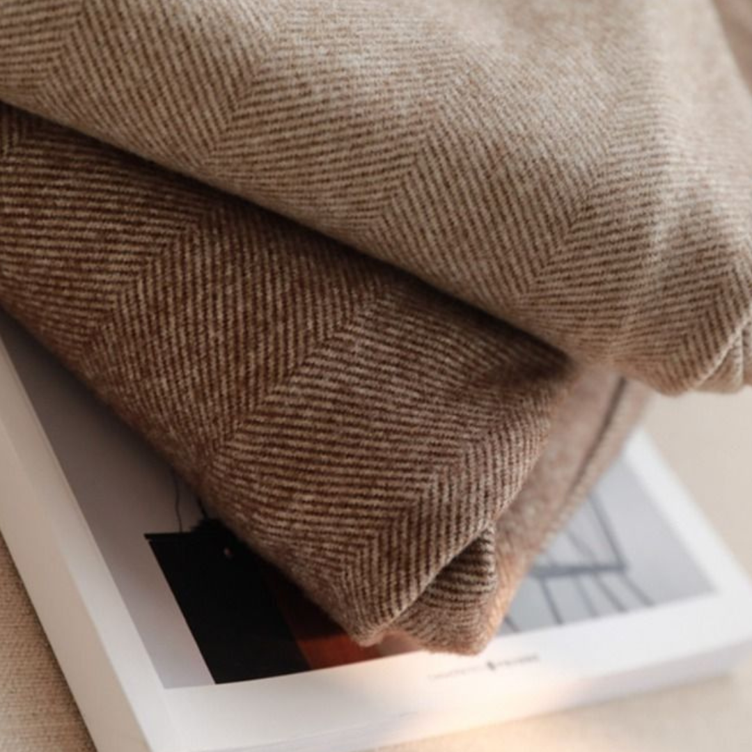 Heidi-Mode | Damenhose mit Fischgrätmuster für vielseitige Kleidung in allen Jahreszeiten