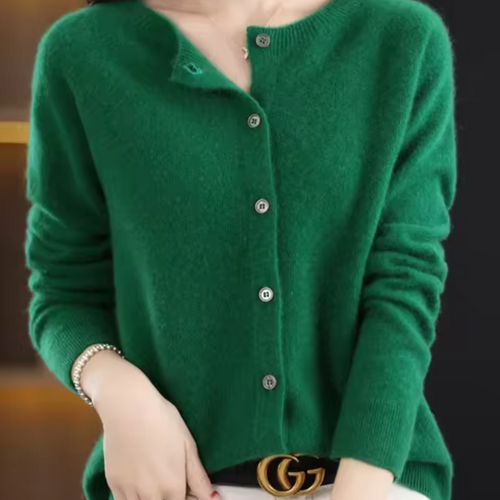 Heidi-Mode | Lässiger Cashmere-Cardigan