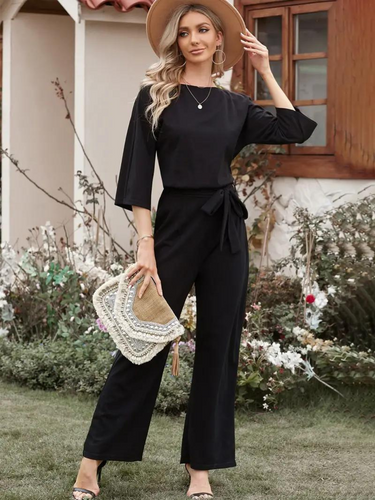 Heidi-Mode | Stylischer Jumpsuit mit Gürtel