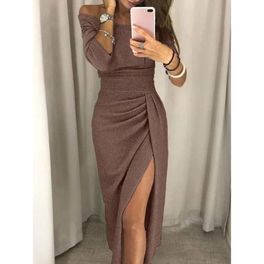 Langes elegantes Damenkleid