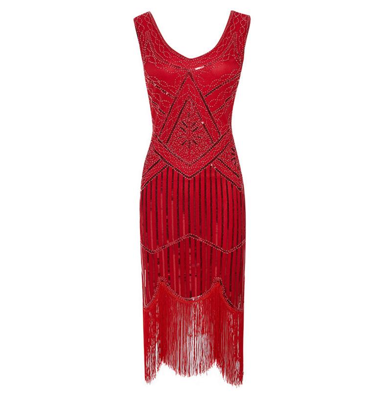 Heidi-Mode | Vintage Kleid 20Er Jahre Rot