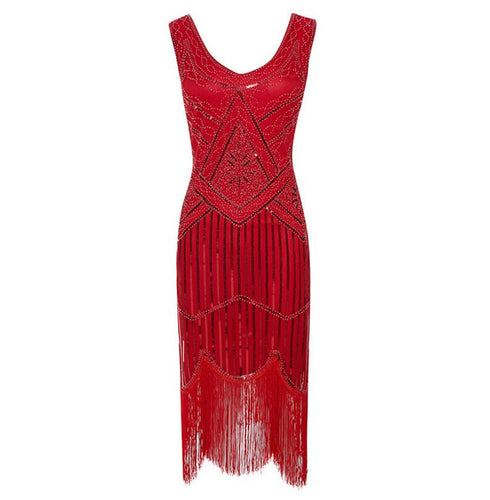 Heidi-Mode | Vintage Kleid 20Er Jahre Rot