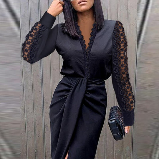 Abendkleid | Lange luxuriöse Cocktailkleid für Damen