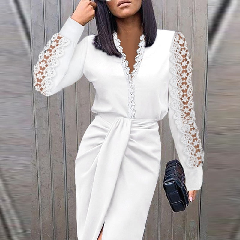 Langes luxuriöses Cocktailkleid für Damen