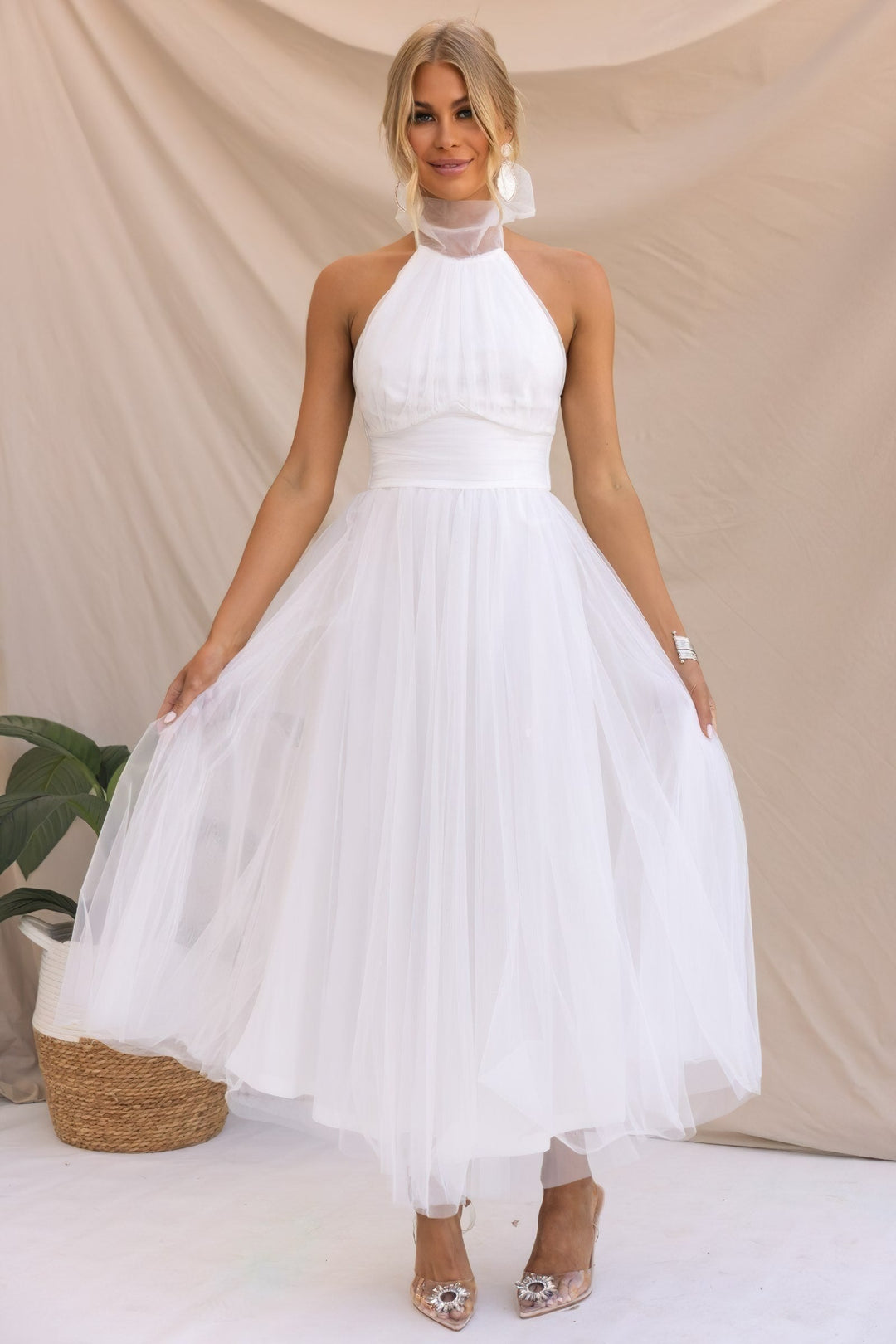 Moderne Abendkleid für Frauen - Trendy Stil