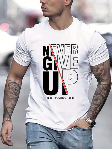 Heidi-Mode | Never Give up T-shirt