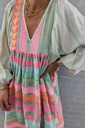 Bunte Sommerkleid