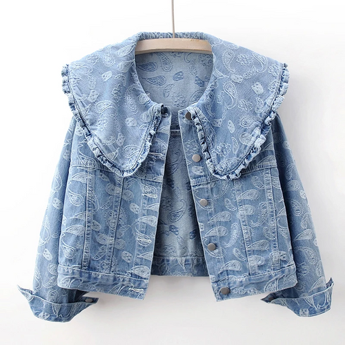 Heidi-Mode | Modische Jeansjacke Damen mit Kapuze
