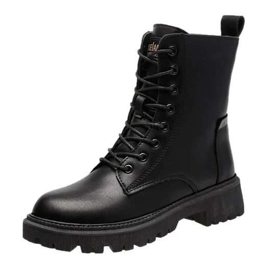 Luxe Schwarze Winterstiefel