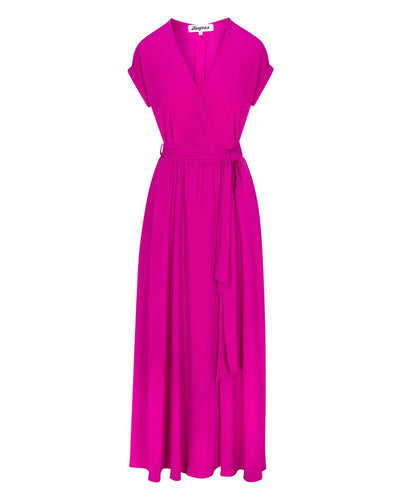 Heidi-Mode | Jasmine Maxi Kleid Cranberry