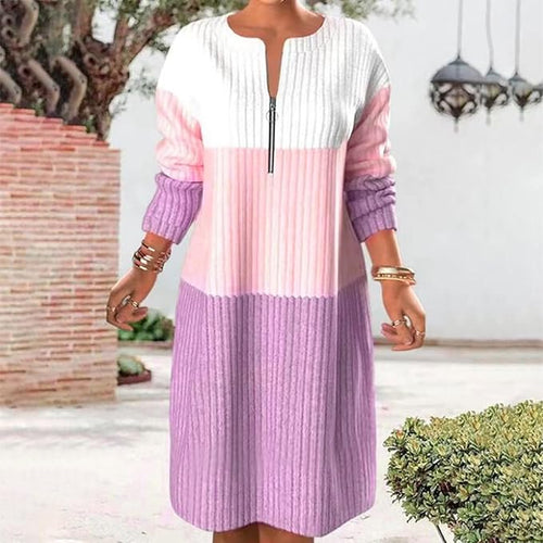 Heidi-Mode | Elegantes Damen Cocktailkleid mit Rundhalsausschnitt