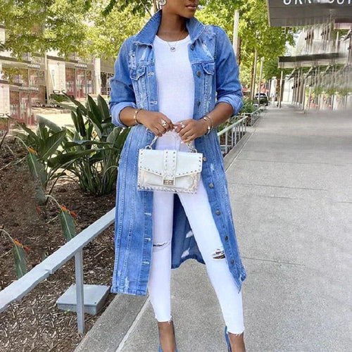 Heidi-Mode | Smarte Lange Denimjacke