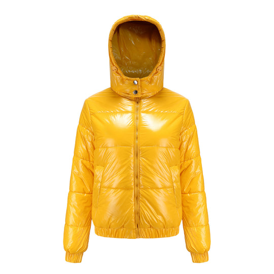 Damen glänzende Winterjacke Heidi-Mode