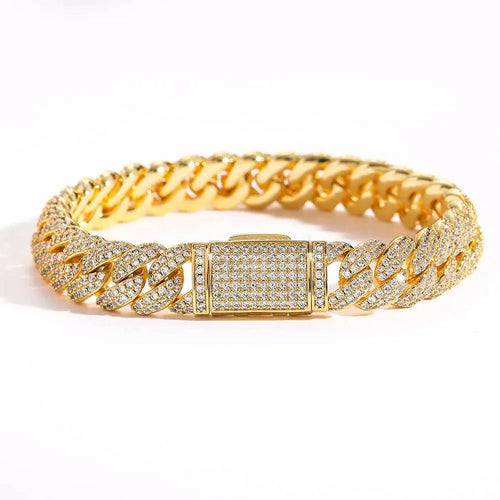 Heidi-Mode | Hip Hop Fashion Schmuckarmband mit Zirkonia
