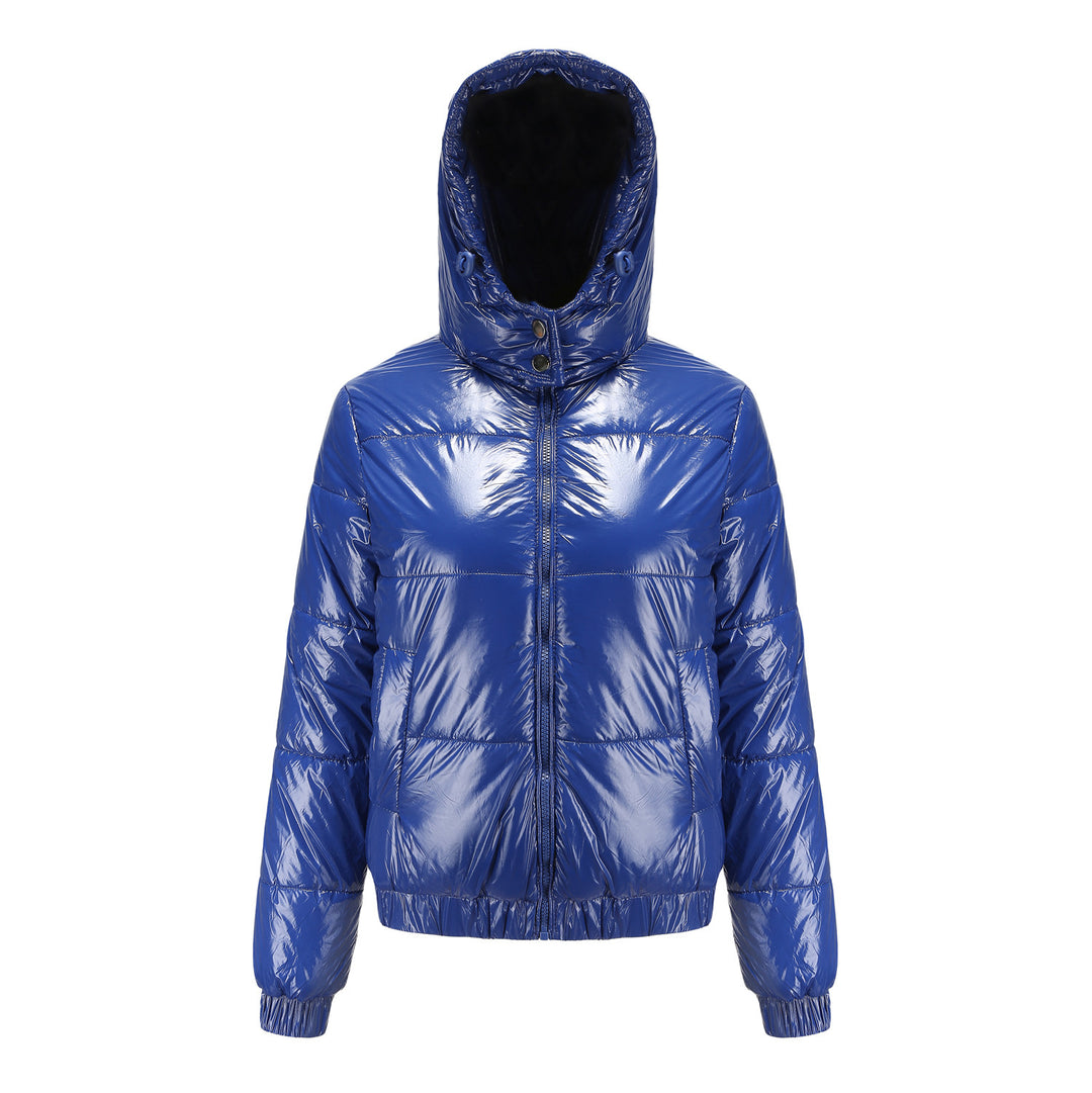 Damen glänzende Winterjacke Heidi-Mode