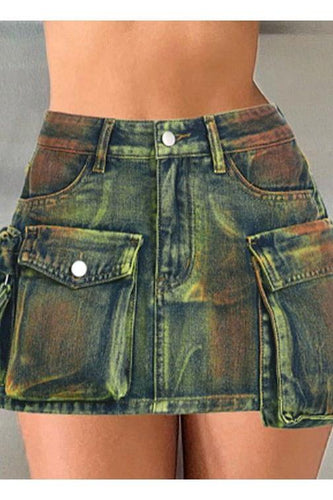 Heidi-Mode | Alter Werkzeug Tasche Denim Rock