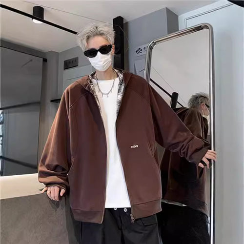 Herren lässige Oversized Jacke mit modernem Schnitt und funktionalen Taschen Heidi-Mode