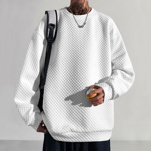 Herren stylischer Oversized Pullover mit innovativer Struktur und modernem Design Heidi-Mode