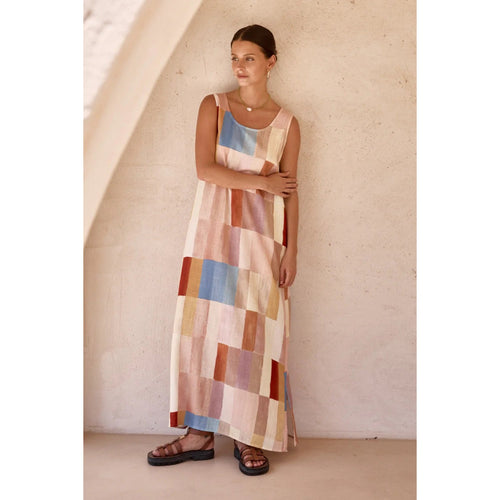 Heidi-Mode | Träger Riss Mode Kleid Lässig Loose Urlaub Frauen Kleidung Kleid