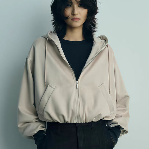 Damen Oversized Sportjacke mit praktischen Taschen und modernem Schnitt Heidi-Mode