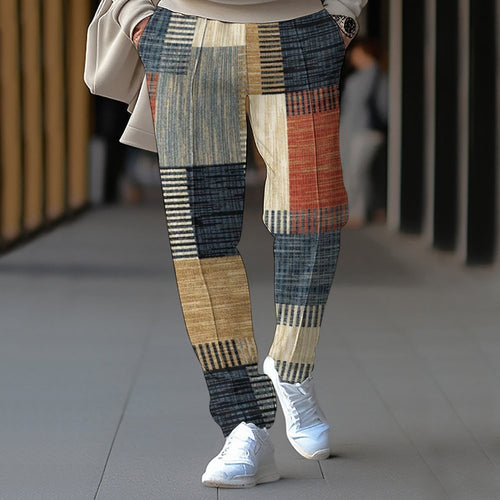 Damen karierte Freizeithose Heidi-Mode