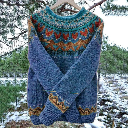 HeidiMode | Alter Isländischer Strickpullover