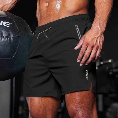 Heidi-Mode | Herren Sportliche Multifunktions-Shorts mit schnell trocknender Technologie und praktischen Reißverschlusstaschen