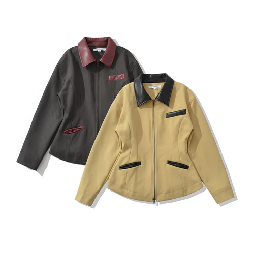Damen modische kurz geschnittene Jacke mit details Heidi-Mode