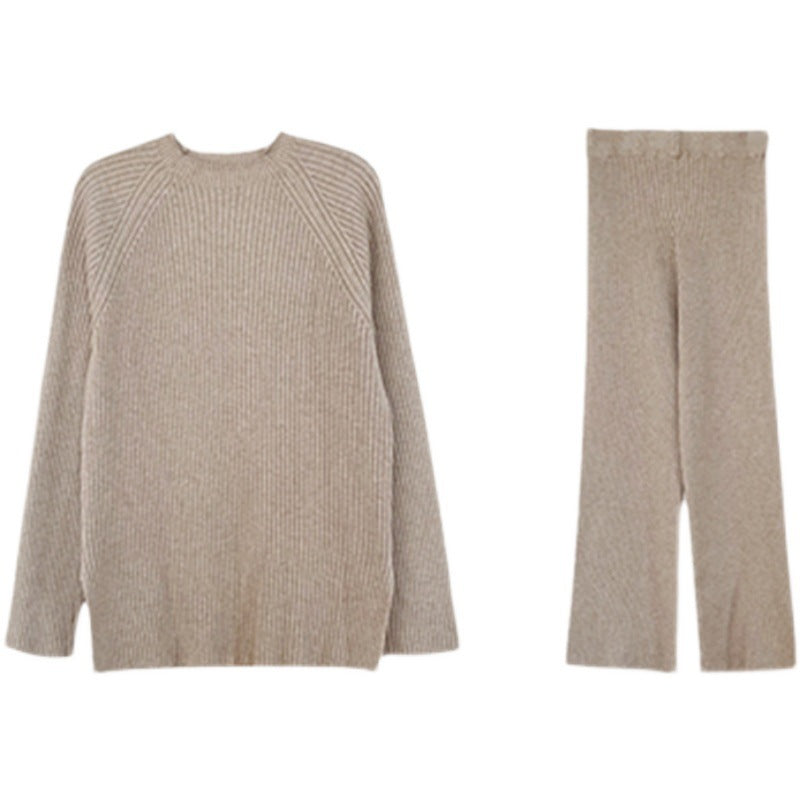 Damen Strickensemble mit weitem Schnitt und elegantem Design Heidi-Mode