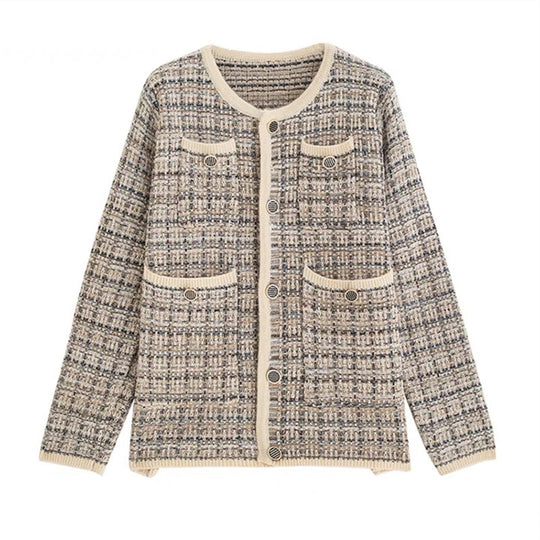 Damen Strickjacke mit elegantem Design und praktischen Taschen Heidi-Mode