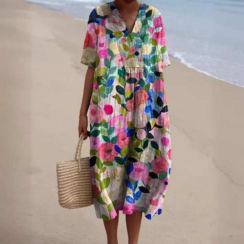 Heidi-Mode | Bunte, Blumige Sommerkleid
