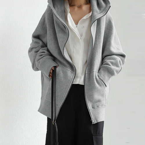 Heidi-Mode | Stylische, lockere Jacke mit Reißverschluss