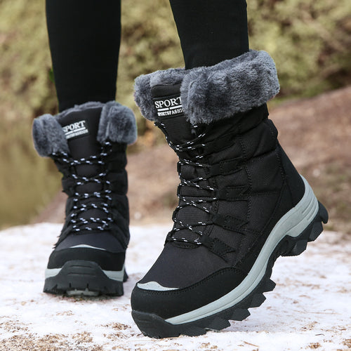 Herren Isolierte Wasserdichte Schnee Wanderstiefel Heidi-Mode