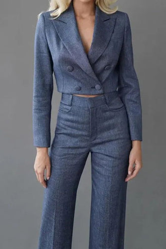 Heidi-Mode | Kurze Jacke Hosenanzug