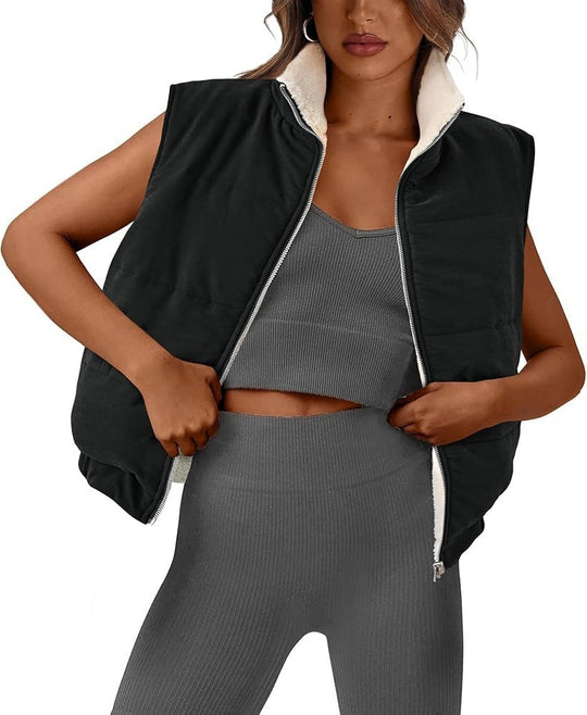 Damen Übergangsjacke mit weichem Fleece-Futter Heidi-Mode