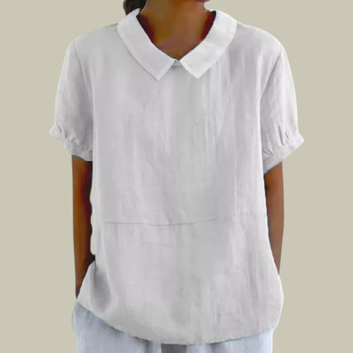 Heidi-Mode | Damen Entspannte Leinen Bluse